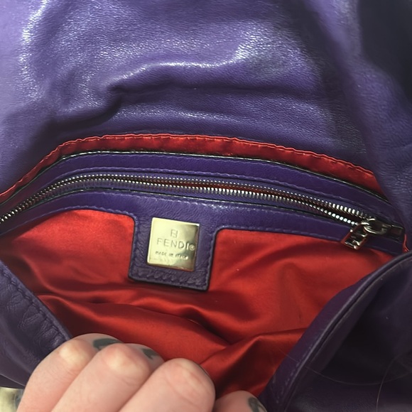Vintage purple fendi baguette amethyst buckle - Picture 10 of 11